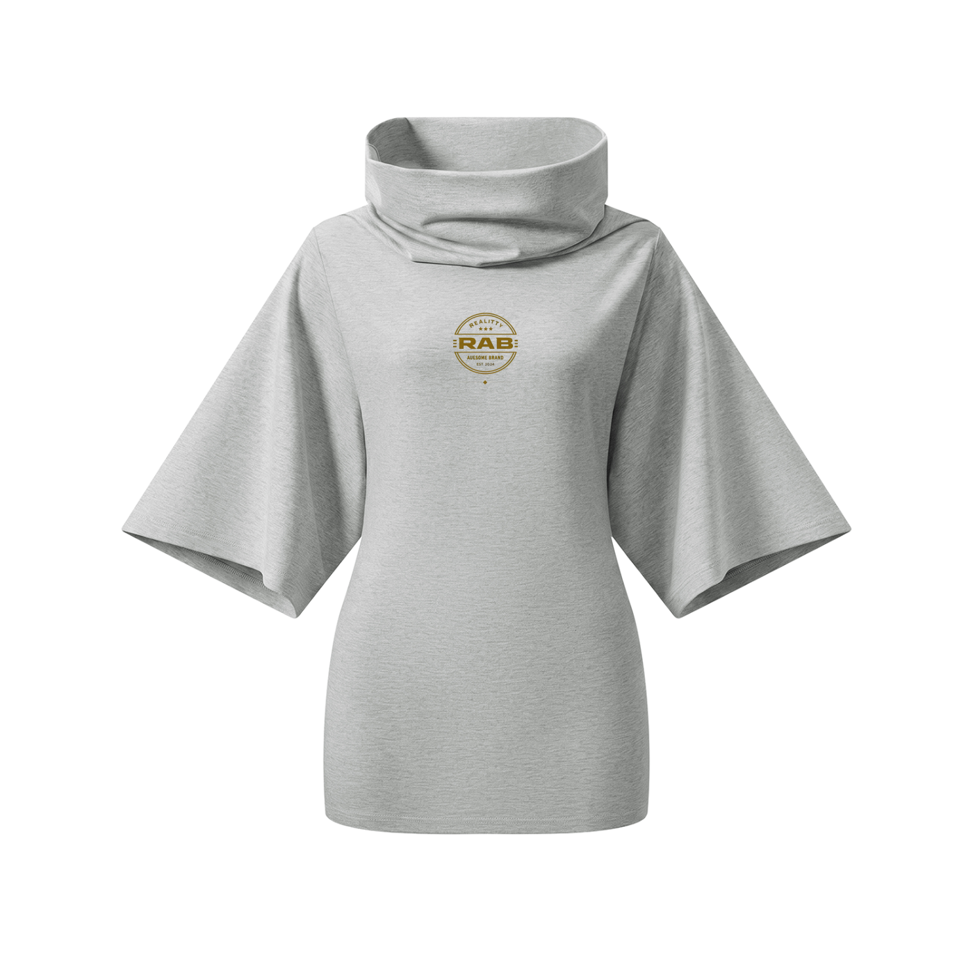 Women’s Turtleneck Batwing T-Shirt