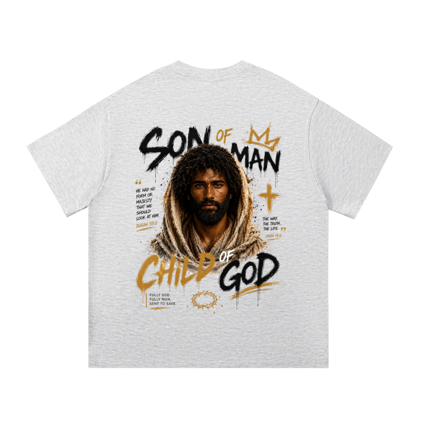 Son of Man, Child of God Essential Cotton T-Shirt
