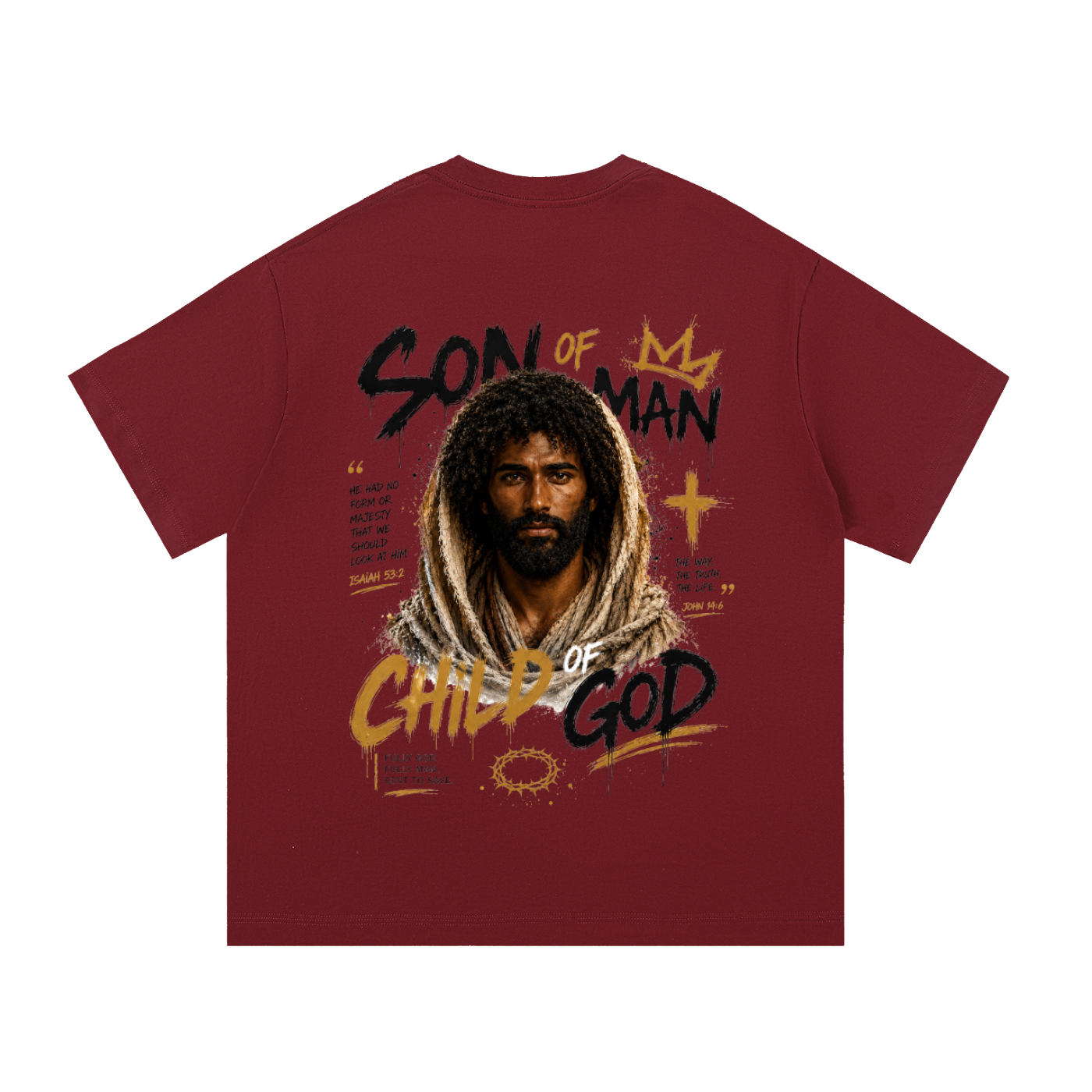 Son of Man, Child of God Essential Cotton T-Shirt