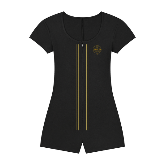 Women's Dual-Function Cape Tie-Waist Romper