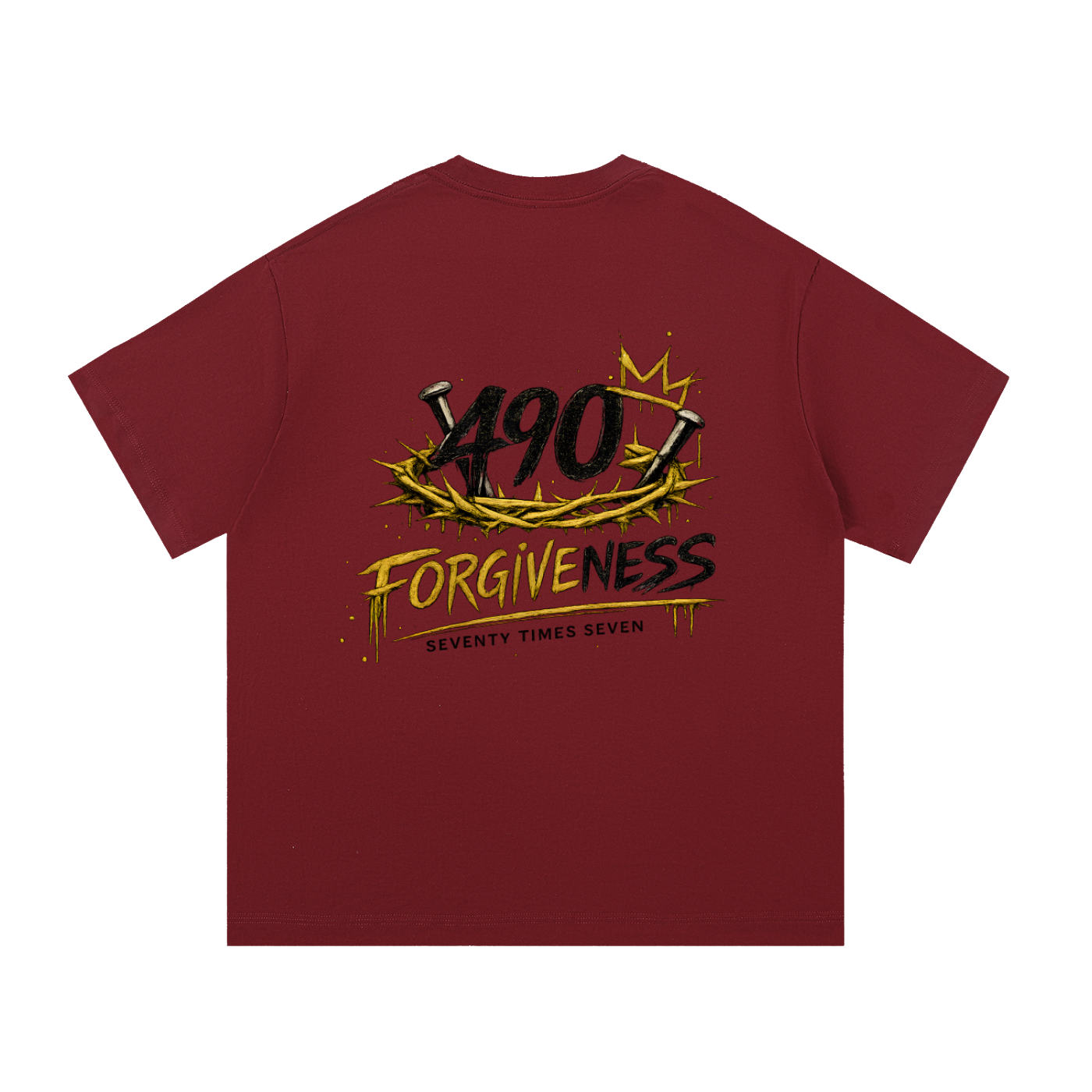 490 Forgiveness Essential Cotton T-Shirt