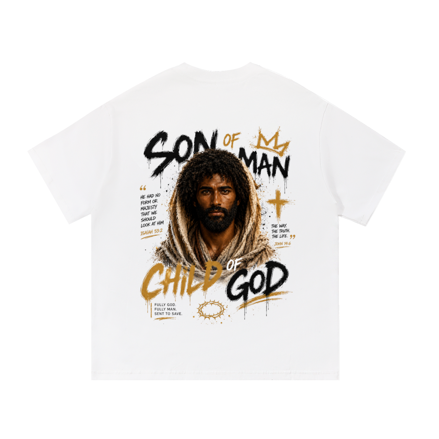 Son of Man, Child of God Essential Cotton T-Shirt