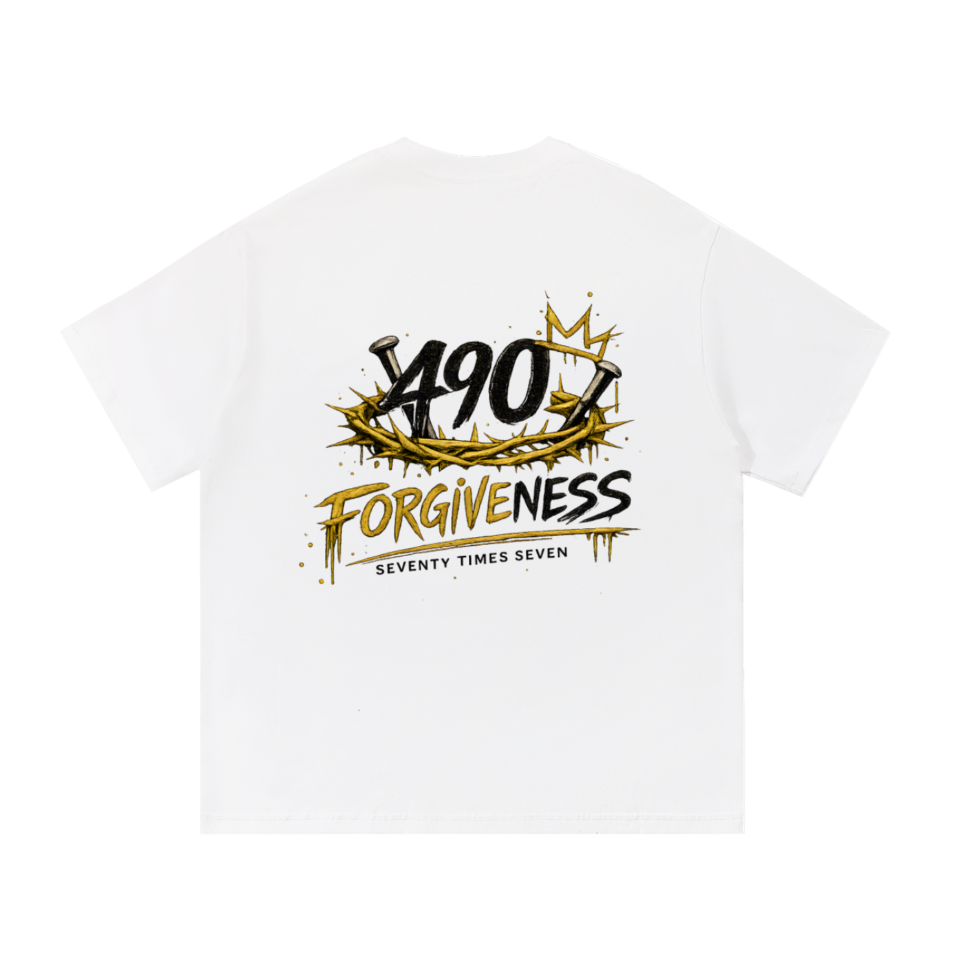 490 Forgiveness Essential Cotton T-Shirt