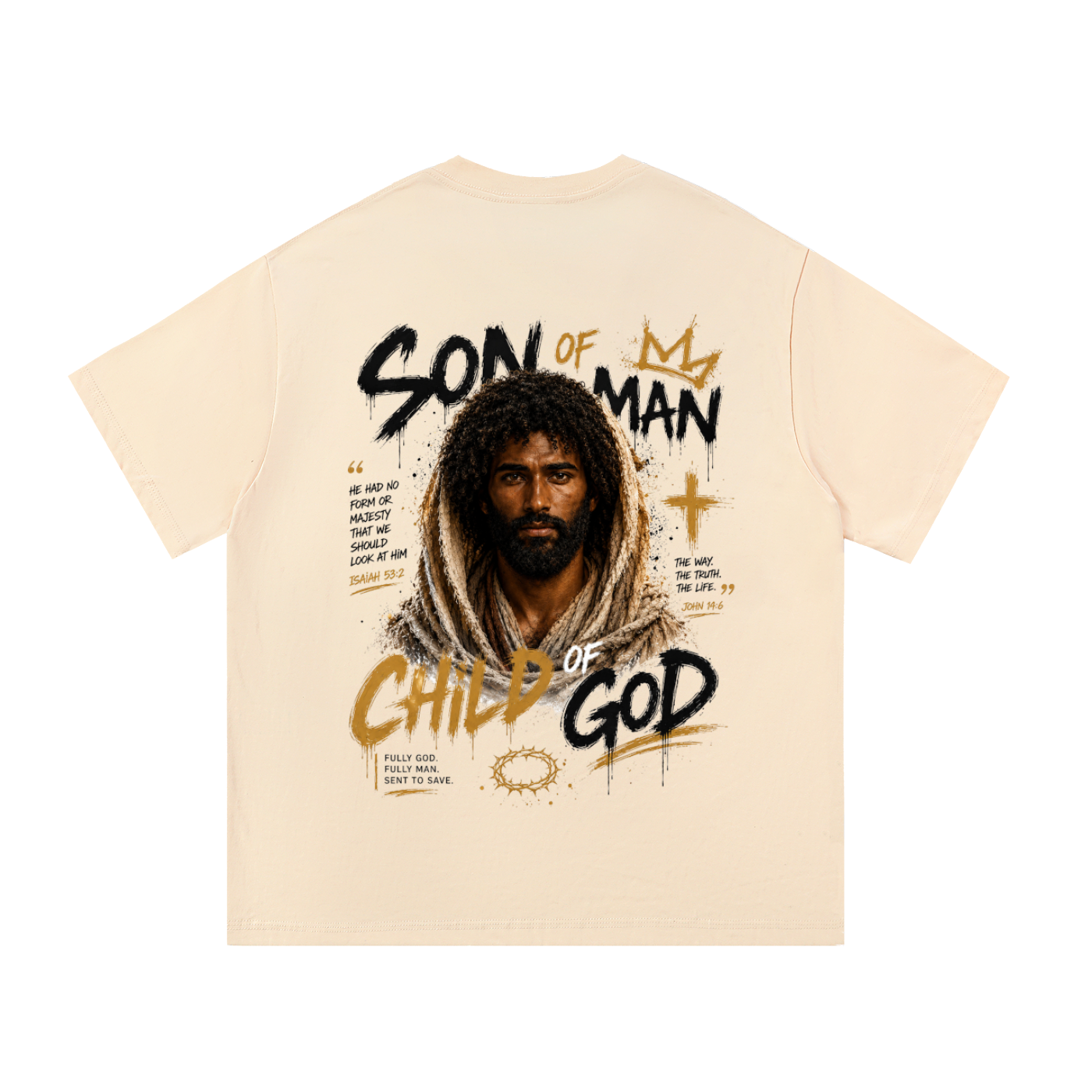 Son of Man, Child of God Essential Cotton T-Shirt