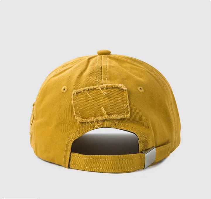 Washed Distressed Fashion Hip-hop Cap