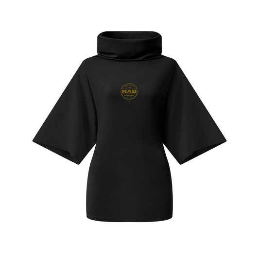 Women’s Turtleneck Batwing T-Shirt