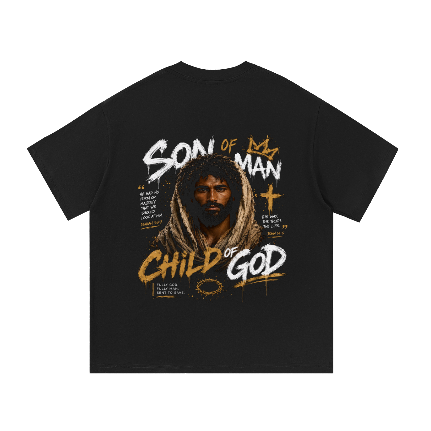 Son of Man, Child of God Essential Cotton T-Shirt