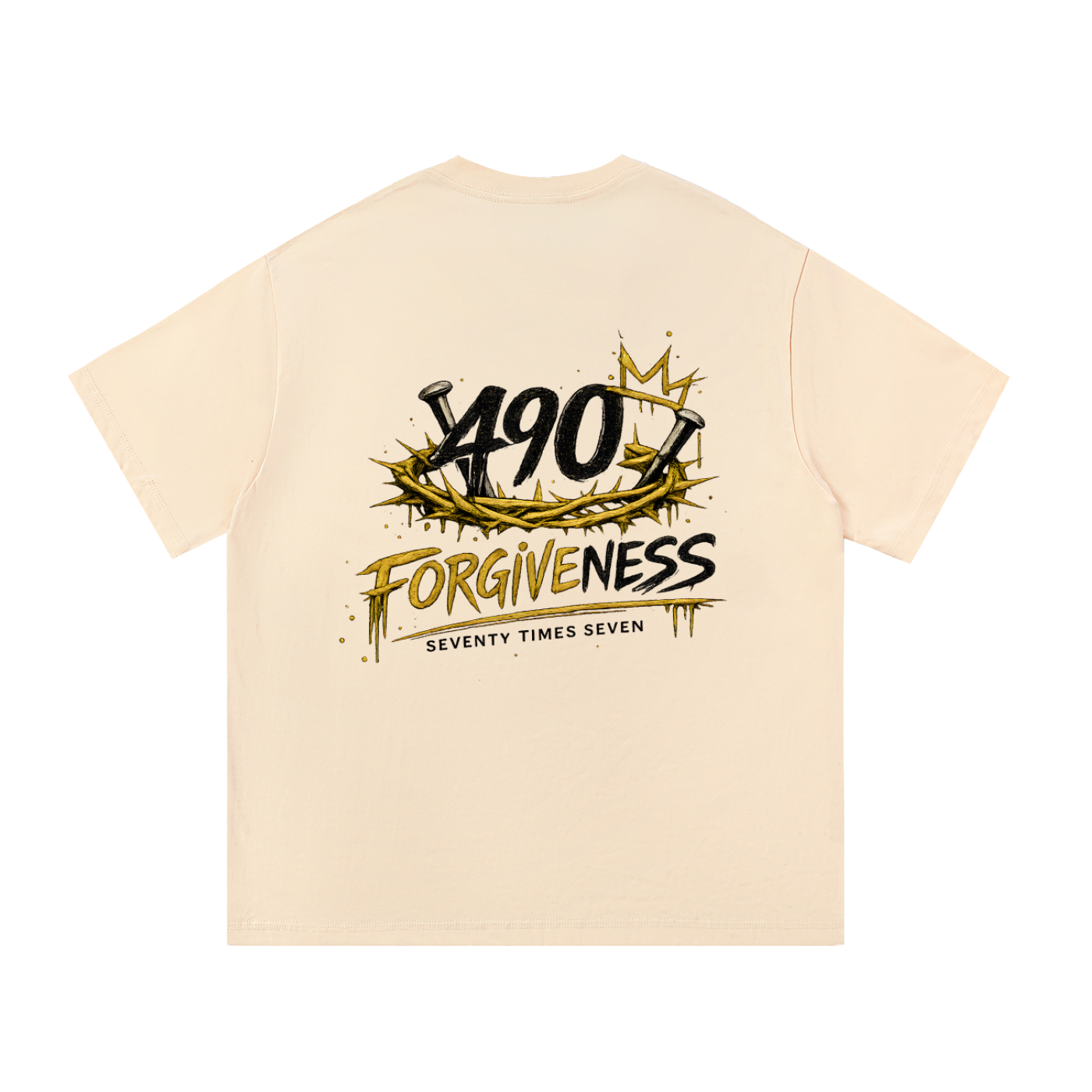 490 Forgiveness Essential Cotton T-Shirt