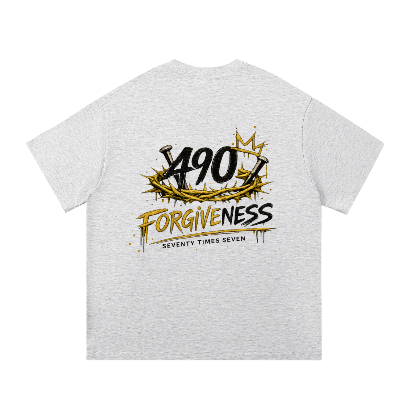 490 Forgiveness Essential Cotton T-Shirt